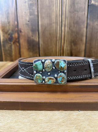 Turquoise Belt Buckles - Lucky J Boots & More