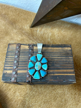 Turquoise Pendants-Pendants-LJ Turquoise-Lucky J Boots & More, Women's, Men's, & Kids Western Store Located in Carthage, MO
