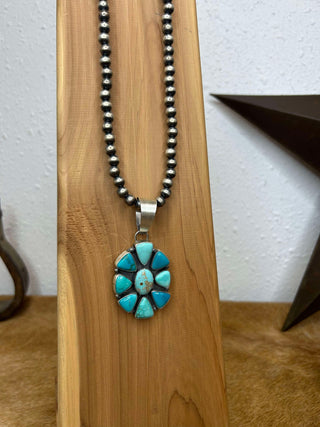 Turquoise Pendants-Pendants-LJ Turquoise-Lucky J Boots & More, Women's, Men's, & Kids Western Store Located in Carthage, MO