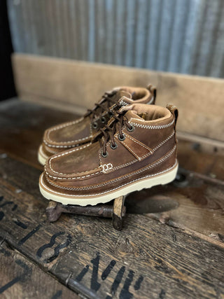 Twisted X Youth Oiled Saddle Shoes-Kids Boots-Twisted X Boots-Lucky J Boots & More, Women's, Men's, & Kids Western Store Located in Carthage, MO
