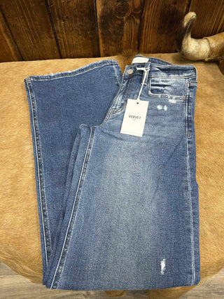 Vervet Inaya Mid Rise Wide Leg Jean-Women's Denim-Flying Monkey-Lucky J Boots & More, Women's, Men's, & Kids Western Store Located in Carthage, MO