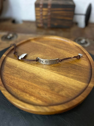VF Walk By Faith Adjustable Bracelet-Bracelets-Visible Faith-Lucky J Boots & More, Women's, Men's, & Kids Western Store Located in Carthage, MO