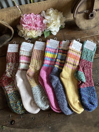 Weekend Collection WRAGGCRW Textured Crew Socks-Socks-World's Softest Socks-Lucky J Boots & More, Women's, Men's, & Kids Western Store Located in Carthage, MO