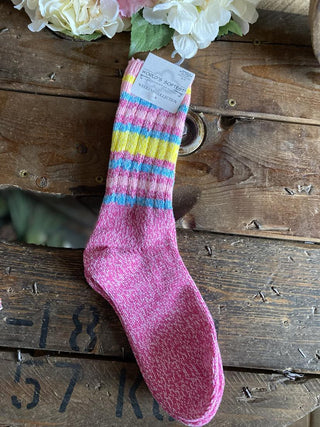 Weekend Collection WRAGGCRW Textured Crew Socks-Socks-World's Softest Socks-Lucky J Boots & More, Women's, Men's, & Kids Western Store Located in Carthage, MO