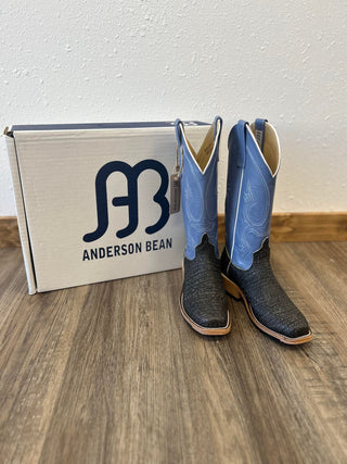Women's Anderson Bean Grey Safari Cape Buffalo Boot-Women's Boots-Anderson Bean-Lucky J Boots & More, Women's, Men's, & Kids Western Store Located in Carthage, MO