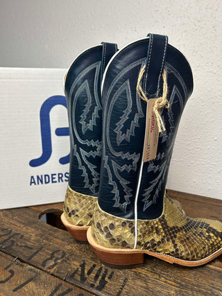 Women's Anderson Bean Natural Matte Giant Python Boot-Women's Boots-Anderson Bean-Lucky J Boots & More, Women's, Men's, & Kids Western Store Located in Carthage, MO