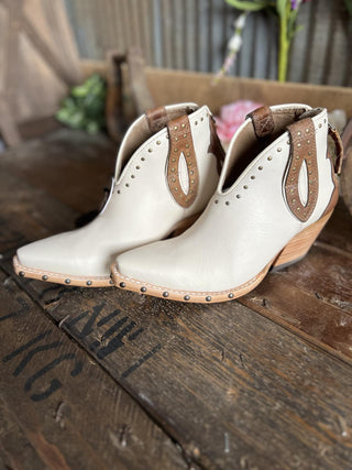 Womens Ariat Greeley Booties in Blanco *FINAL SALE*-Women's Booties-Ariat-Lucky J Boots & More, Women's, Men's, & Kids Western Store Located in Carthage, MO