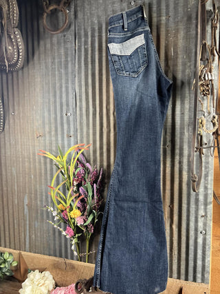 Womens Ariat High Rise Doba Flare Jeans-Women's Denim-Ariat-Lucky J Boots & More, Women's, Men's, & Kids Western Store Located in Carthage, MO