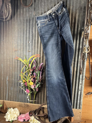 Womens Ariat High Rise Doba Flare Jeans-Women's Denim-Ariat-Lucky J Boots & More, Women's, Men's, & Kids Western Store Located in Carthage, MO