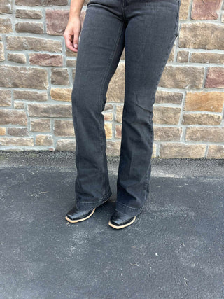 Women's Ariat High Rise Leilani Trouser Jean-Women's Denim-Ariat-Lucky J Boots & More, Women's, Men's, & Kids Western Store Located in Carthage, MO