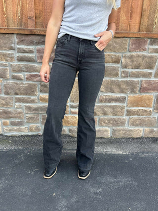Women's Ariat High Rise Leilani Trouser Jean-Women's Denim-Ariat-Lucky J Boots & More, Women's, Men's, & Kids Western Store Located in Carthage, MO