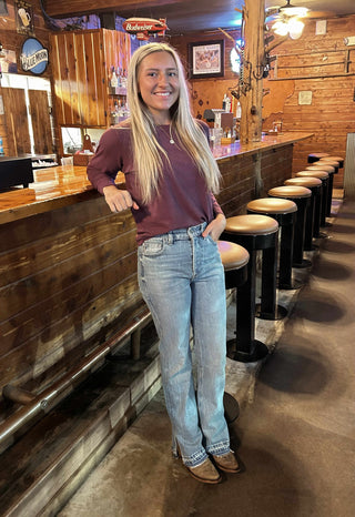 Women's Ariat Jazmine Ultra High Rise Tomboy Bootcut Jean-Women's Denim-Ariat-Lucky J Boots & More, Women's, Men's, & Kids Western Store Located in Carthage, MO