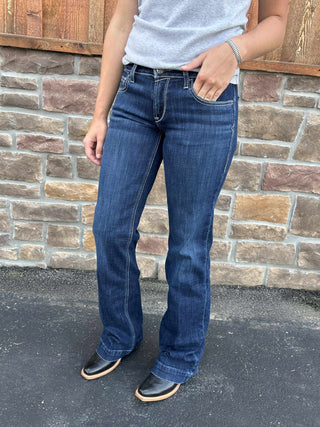 Women's Ariat Mid Rise Cindy Trouser Jean-Women's Denim-Ariat-Lucky J Boots & More, Women's, Men's, & Kids Western Store Located in Carthage, MO