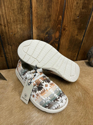 Women's Ariat Natural Southwest Print Hilo Shoes-Women's Casual Shoes-Ariat-Lucky J Boots & More, Women's, Men's, & Kids Western Store Located in Carthage, MO
