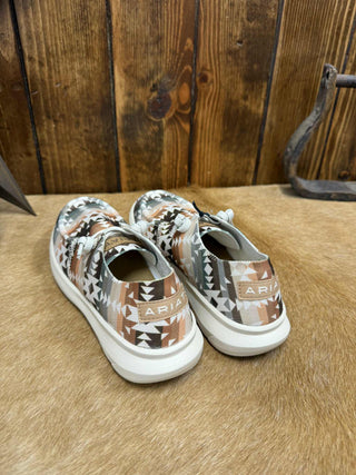 Women's Ariat Natural Southwest Print Hilo Shoes-Women's Casual Shoes-Ariat-Lucky J Boots & More, Women's, Men's, & Kids Western Store Located in Carthage, MO