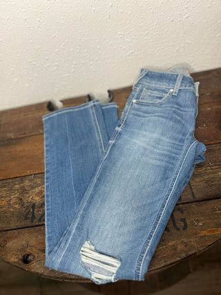 Women's Ariat Nika Perfect Rise Straight Jeans *FINAL SALE*-Women's Denim-Ariat-Lucky J Boots & More, Women's, Men's, & Kids Western Store Located in Carthage, MO