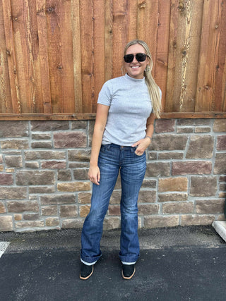 Women's Ariat Perfect Rise Bessie Slim Trouser Jean-Women's Denim-Ariat-Lucky J Boots & More, Women's, Men's, & Kids Western Store Located in Carthage, MO