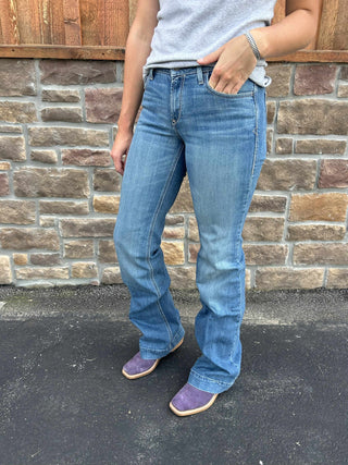 Women's Ariat Perfect Rise Isabella Trouser Jean-Women's Denim-Ariat-Lucky J Boots & More, Women's, Men's, & Kids Western Store Located in Carthage, MO