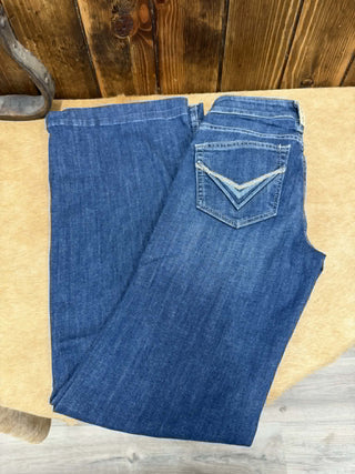 Women's Ariat Perfect Rise Lelani Trouser Jean-Women's Denim-Ariat-Lucky J Boots & More, Women's, Men's, & Kids Western Store Located in Carthage, MO