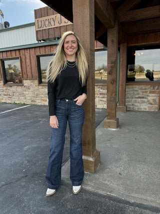 Women's Ariat Perfect Rise Maddie Trouser Jean-Women's Denim-Ariat-Lucky J Boots & More, Women's, Men's, & Kids Western Store Located in Carthage, MO
