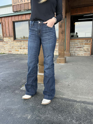 Women's Ariat Perfect Rise Maddie Trouser Jean-Women's Denim-Ariat-Lucky J Boots & More, Women's, Men's, & Kids Western Store Located in Carthage, MO