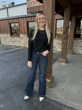 Women's Ariat Perfect Rise Maddie Trouser Jean-Women's Denim-Ariat-Lucky J Boots & More, Women's, Men's, & Kids Western Store Located in Carthage, MO