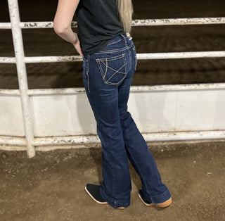 Women's Ariat Slim Rascal Trouser-Women's Denim-Ariat-Lucky J Boots & More, Women's, Men's, & Kids Western Store Located in Carthage, MO