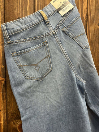 Women's Ariat Ultra High Rise Calamity Comfort Wide Jean-Women's Denim-Ariat-Lucky J Boots & More, Women's, Men's, & Kids Western Store Located in Carthage, MO