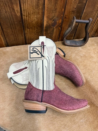 Women's Fenoglio Black Cherry Boar Boot-Women's Boots-Fenoglio Boots-Lucky J Boots & More, Women's, Men's, & Kids Western Store Located in Carthage, MO