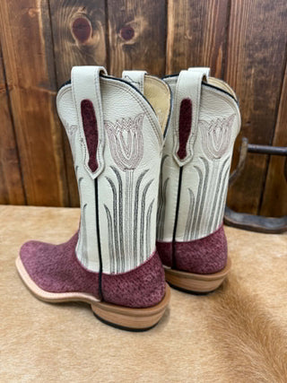 Women's Fenoglio Black Cherry Boar Boot-Women's Boots-Fenoglio Boots-Lucky J Boots & More, Women's, Men's, & Kids Western Store Located in Carthage, MO