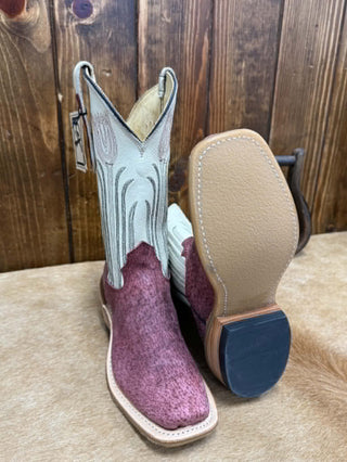 Women's Fenoglio Black Cherry Boar Boot-Women's Boots-Fenoglio Boots-Lucky J Boots & More, Women's, Men's, & Kids Western Store Located in Carthage, MO