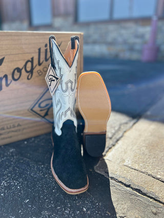 Women's Fenoglio Black Victoria Roughout Boot-Women's Boots-Fenoglio Boots-Lucky J Boots & More, Women's, Men's, & Kids Western Store Located in Carthage, MO