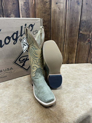 Women's Fenoglio Olive Roughout Boot-Women's Boots-Fenoglio Boots-Lucky J Boots & More, Women's, Men's, & Kids Western Store Located in Carthage, MO
