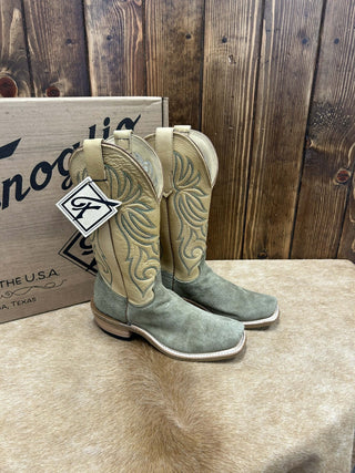 Women's Fenoglio Olive Roughout Boot-Women's Boots-Fenoglio Boots-Lucky J Boots & More, Women's, Men's, & Kids Western Store Located in Carthage, MO
