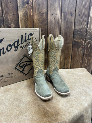 Women's Fenoglio Olive Roughout Boot-Women's Boots-Fenoglio Boots-Lucky J Boots & More, Women's, Men's, & Kids Western Store Located in Carthage, MO