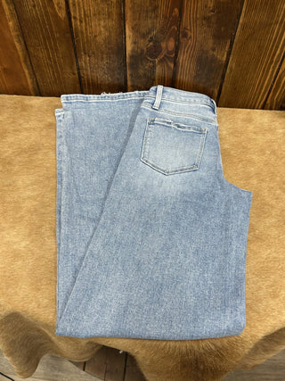 Women's Flying Monkey Hallie High Rise Wide Leg Jean-Women's Denim-Flying Monkey-Lucky J Boots & More, Women's, Men's, & Kids Western Store Located in Carthage, MO
