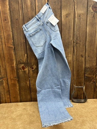 Women's Flying Monkey Hallie High Rise Wide Leg Jean-Women's Denim-Flying Monkey-Lucky J Boots & More, Women's, Men's, & Kids Western Store Located in Carthage, MO