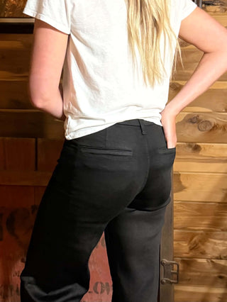 Women's Flying Monkey Stevie High Rise Trouser Wide Leg Jean-Women's Denim-Flying Monkey-Lucky J Boots & More, Women's, Men's, & Kids Western Store Located in Carthage, MO