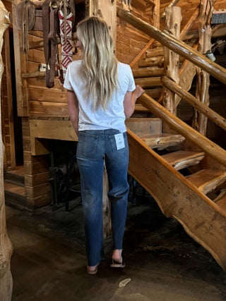 Women's Hidden Avery High Rise Dad Jean-Women's Denim-HIDDEN-Lucky J Boots & More, Women's, Men's, & Kids Western Store Located in Carthage, MO