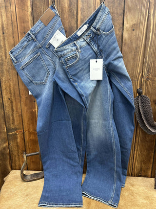 Women's Hidden Carley Mid Rise Dad Jean-Women's Denim-HIDDEN-Lucky J Boots & More, Women's, Men's, & Kids Western Store Located in Carthage, MO