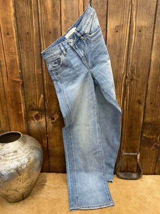 Women's Hidden Carrie High Rise Dad Jean - Lucky J Boots & More
