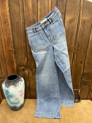 Women's Hidden Nori High Rise Wide Leg Jean - Lucky J Boots & More