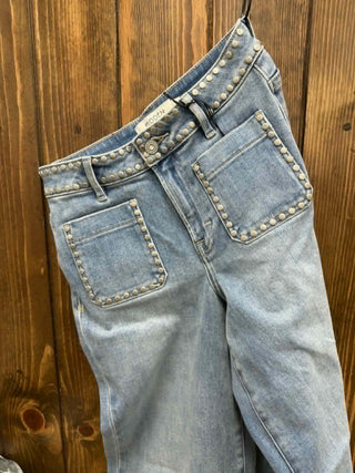 Women's Hidden Nori High Rise Wide Leg Jean - Lucky J Boots & More