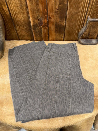 Women's Hidden Sammie Cheetah Barrel Jean - Lucky J Boots & More