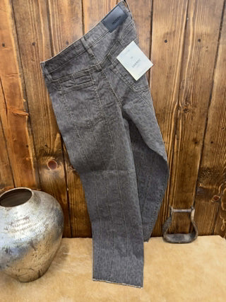 Women's Hidden Sammie Cheetah Barrel Jean - Lucky J Boots & More