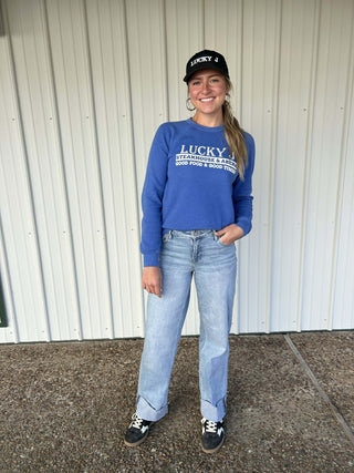 Women's Hidden Valery Mid Rise Cuffed Dad Jean-Women's Denim-HIDDEN-Lucky J Boots & More, Women's, Men's, & Kids Western Store Located in Carthage, MO