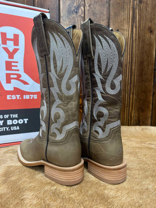 Women's Hyer Augusta Tan Cowhide Boot-Women's Boots-HYER Boots-Lucky J Boots & More, Women's, Men's, & Kids Western Store Located in Carthage, MO
