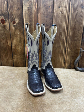 Women's Hyer Harper Blackberry FQ Ostrich Boot-Women's Boots-HYER Boots-Lucky J Boots & More, Women's, Men's, & Kids Western Store Located in Carthage, MO