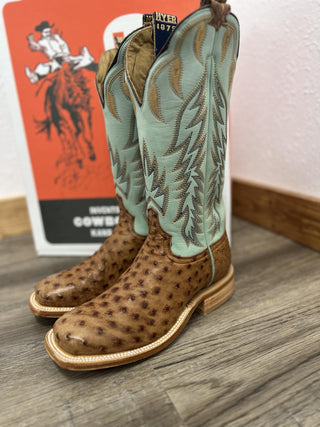 Women's Hyer Harper Brandy Full Quill Ostrich Boot-Women's Boots-HYER Boots-Lucky J Boots & More, Women's, Men's, & Kids Western Store Located in Carthage, MO