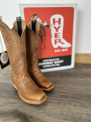 Women's Hyer Leawood Honey Mestizo Boot-Women's Boots-HYER Boots-Lucky J Boots & More, Women's, Men's, & Kids Western Store Located in Carthage, MO